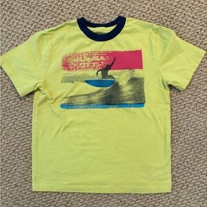 Kids Gap Cotton Tee - Lime, size Small